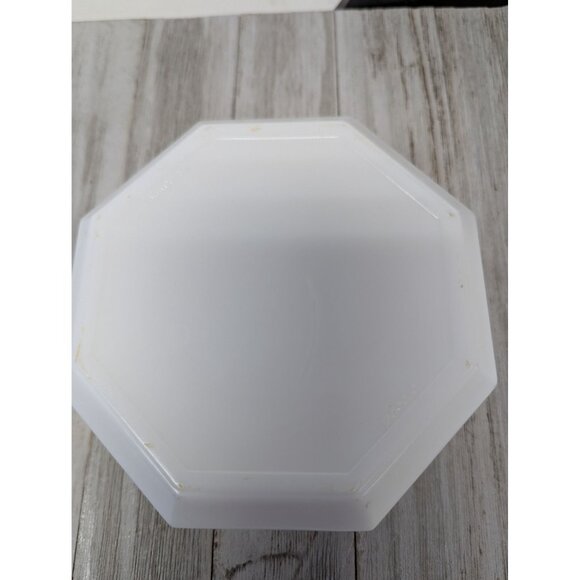 Set of 2 Arcoroc France Octime White Glass Octagon Soup Cereal Bowls - Picture 5 of 7